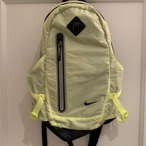 NIKE Unisex Neon Yellow Backpack